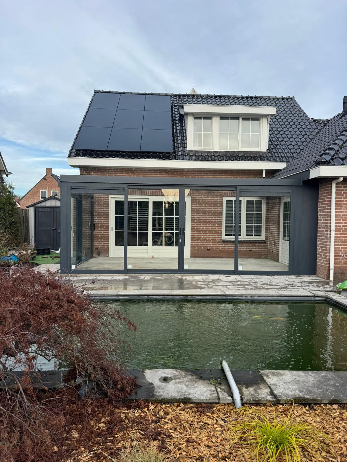 terasa s preskleným systémom